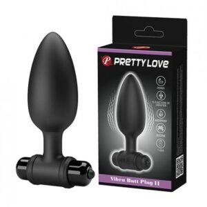 Pretty Love Vibra Butt Plug Ii - Black