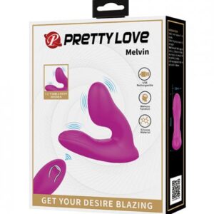 Pretty Love Melvin Dual Stimulator - Fuchsia