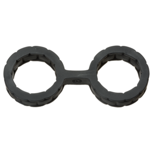 Japanese Bondage Silicone Cuffs Small Black
