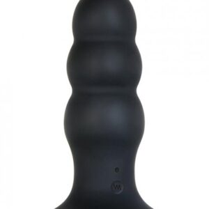 Kong Rechargeable Anal Plug With Remote Control Black