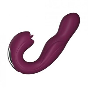Joi Rotating Head G-spot Vibrator & Clit Licker - Purple