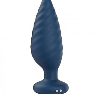 Noah App-controlled Rotating Butt Plug - Navy Blue
