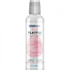 Swiss Navy 4 In 1 Playful Flavors Cotton Candy - 4 Oz