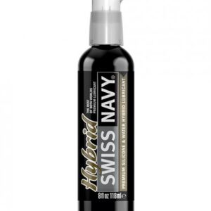 Swiss Navy Premium Hybrid Lubricant - 8 Oz Bottle