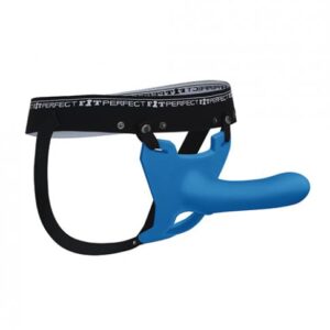 Perfect Fit Zoro 6.5" Strap On W/case - Blue