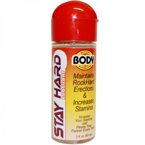 Body Action Stay Hard Lubricant 2.3oz - Image 2