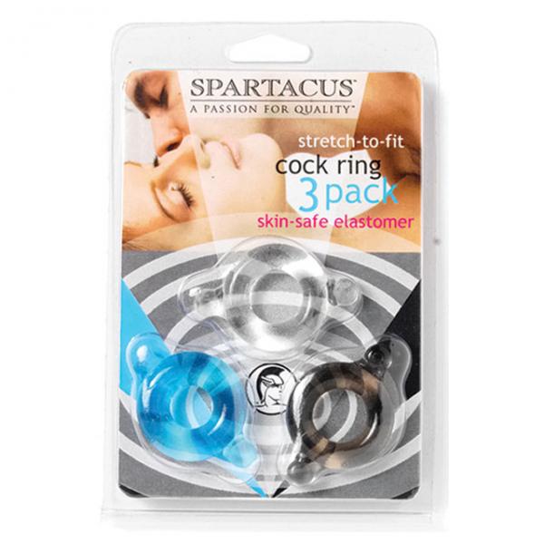 Elastomer Stretch To Fit C Ring 3 Pack Assorted Color - Image 2