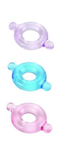 Elastomer C Ring Set -  Blue, Purple, Pink - Image 2