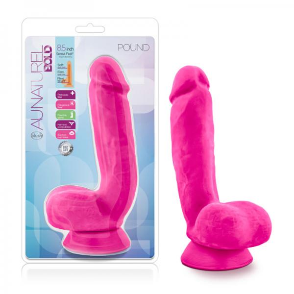 Au Naturel Bold Pound 8.5 inches Dildo Pink - Image 4
