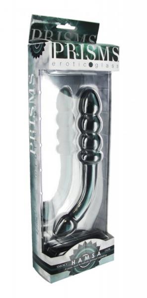 Hamsa Glass Dildo Smoky Jade - Image 4