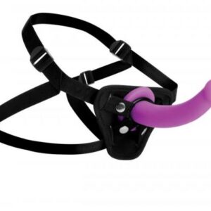 Strap U Navigator Silicone G-Spot Dildo With Harness