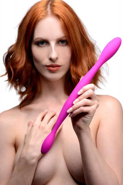 Double Thump 7X Rechargeable Silicone Double Dildo - Image 3