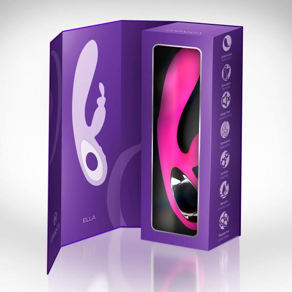 Edonista Ella Rabbit Vibrator Fuchsia - Image 4