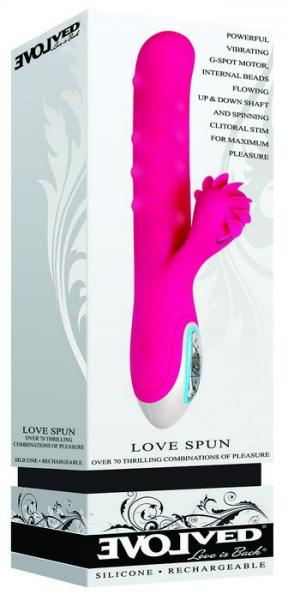 Love Spun Pink Rabbit Style Vibrator - Image 5