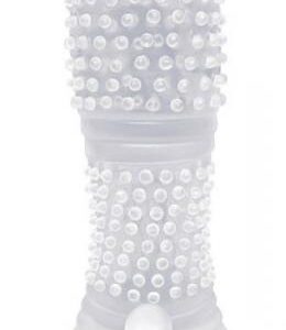 The Nines Vibrating Sextenders Nubbed Clear