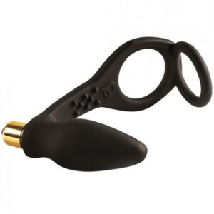 RO-Zen Black C Ring W/Vibrating Prostrate Probe