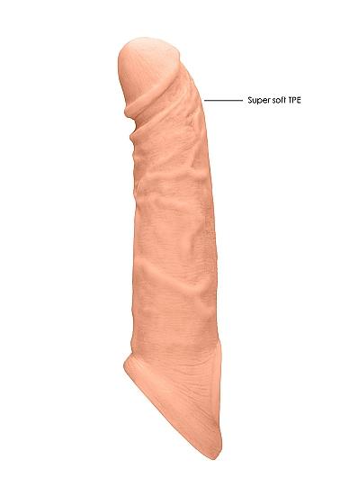 Realrock Penis Sleeve 8in Flesh - Image 5