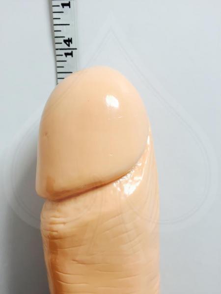 Exxxtreme Dong 14 Inches with Suction Cup Beige - Image 3