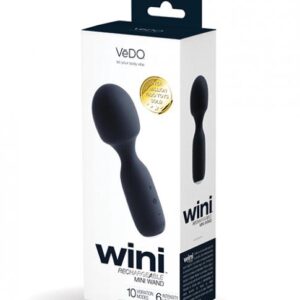 Vedo Wini Rechargeable Mini Wand Just Black