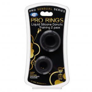 Cloud 9 Pro Rings Liquid Silicone Donuts 2 Pack Black - Image 3