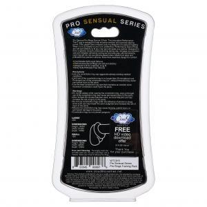 Cloud 9 Pro Rings Liquid Silicone Donuts 2 Pack Black - Image 4