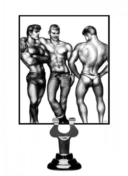 Tom Of Finland 3 Piece Cock Ring Set Silicone Blue - Image 5