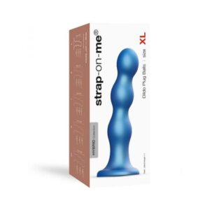 Strap-on-me Dildo Plug Balls Xl Metallic Blue