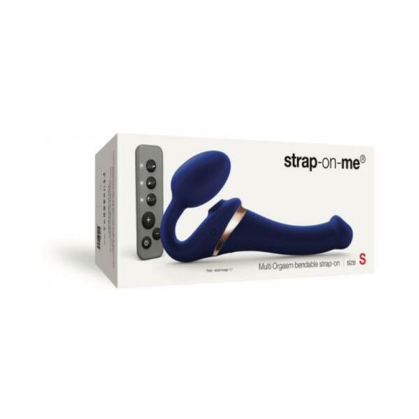 Strap-on-me Multi Orgasm Bendable Strap-on Small Night Blue