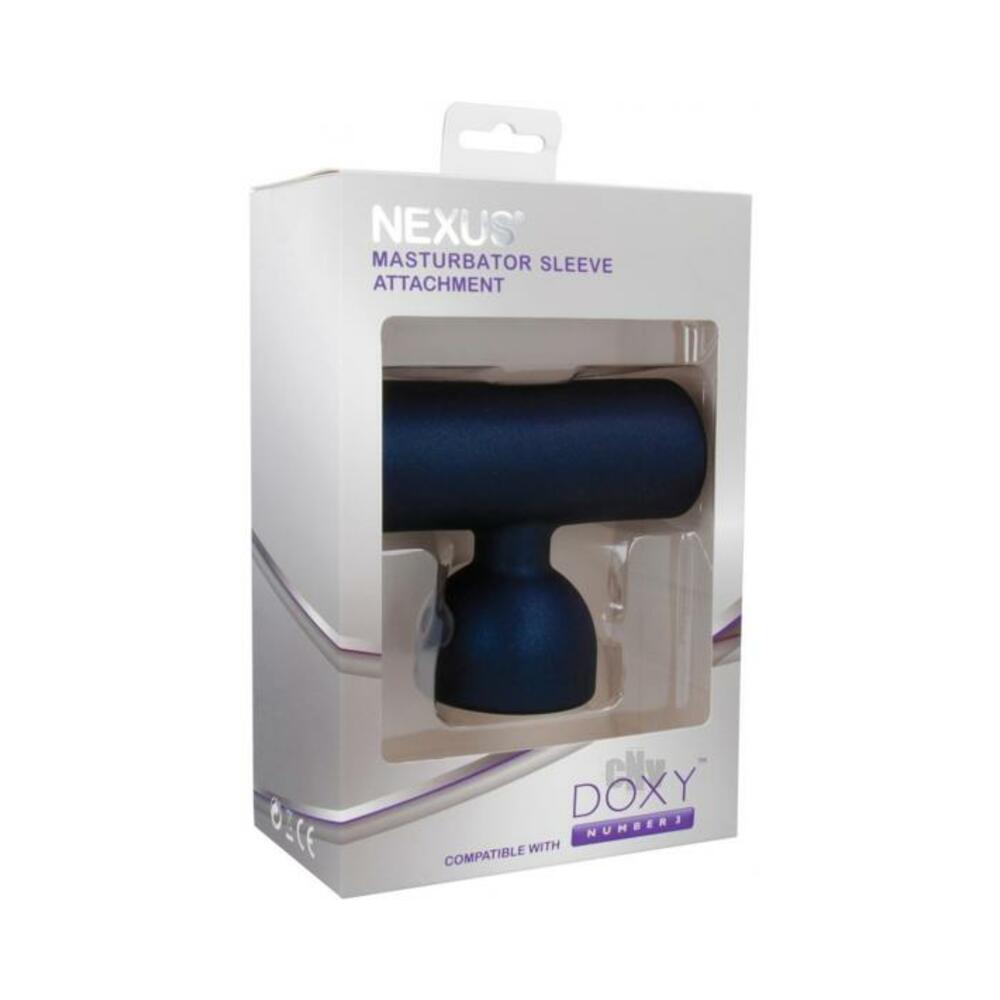 Doxy 3 Silicone Masturbator Wand Attachment Navy