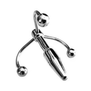 Rouge Stainless Steel Crown Penis Plug In Clamshell