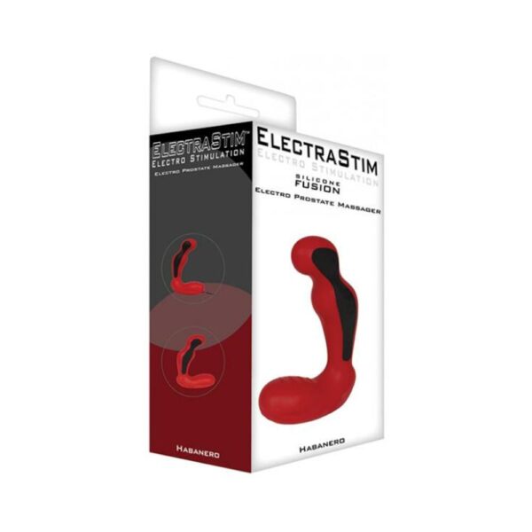 Electrastim Fusion Habanero Prostate Massager Red Black - Image 3