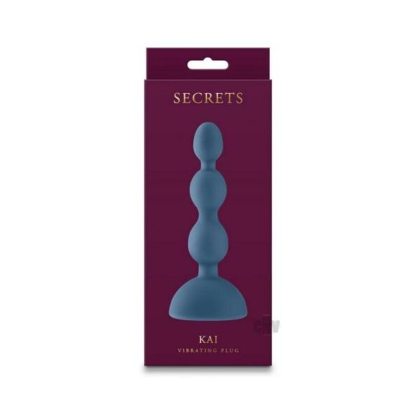 Secrets Kai Vibrating Anal Plug Dark Teal