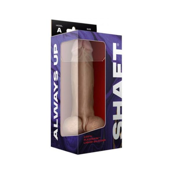 Shaft Model A Liquid Silicone Dong With Balls 9.5 In. Pine - Image 3