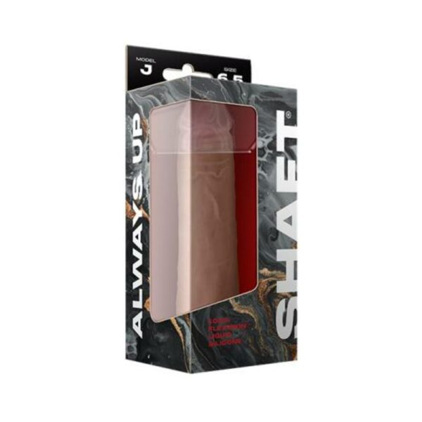 Shaft Model J Liquid Silicone Dong 6.5 In. Pine - Image 3