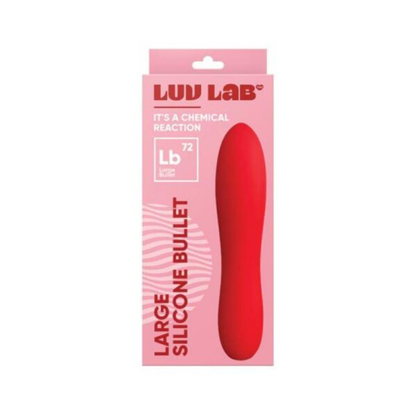 Luv Lab Lb72 Large Bullet Silicone Red - Image 2