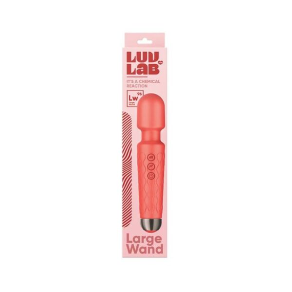 Luv Lab Lw96 Large Wand Silicone Coral - Image 2