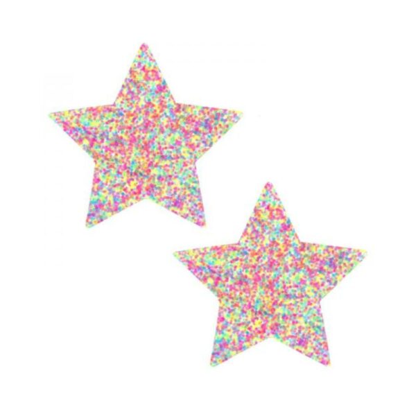 Neva Nude Pastie Star Sprankles Neon UV