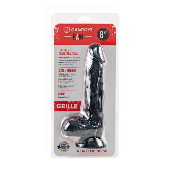 Raw Grille 8" Realistic Dildo