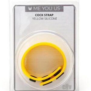 Myu Silicone Cock Strap Yellow