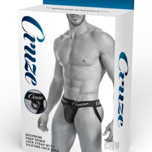 Cruze High Bar Jock W/cring S/m Blk