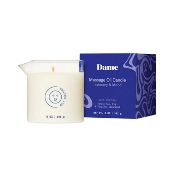 Dame Massage Oil Candle Melt Together