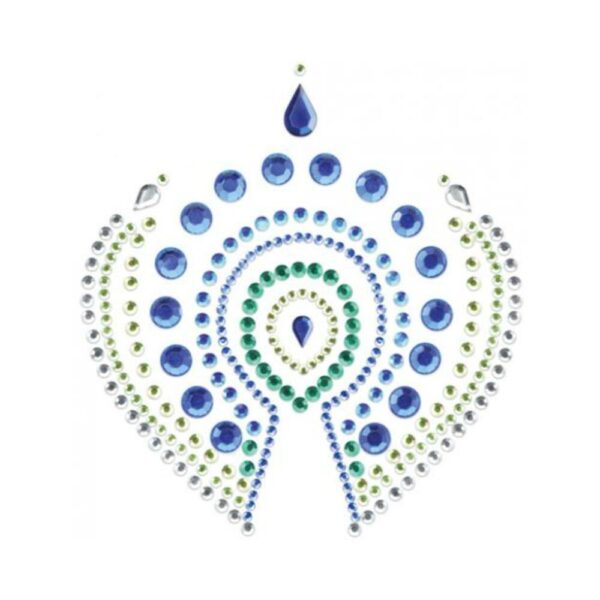 Bijoux Indiscrets Flamboyant Rhinestone Body Decorations Blue/green - Image 2