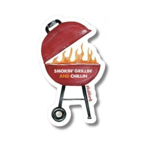 Grillin Chillin Sticker - Pack Of 3