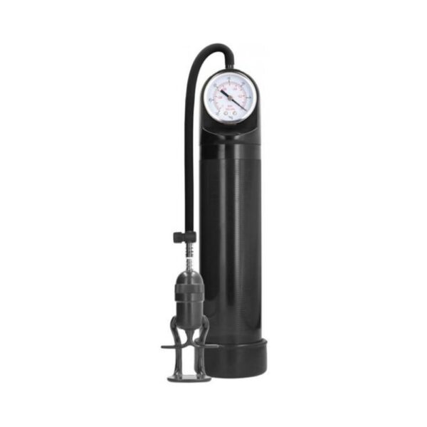 Deluxe Pump With Advanced PSI Gauge Black