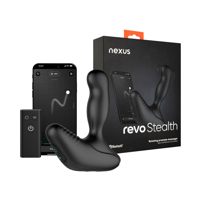Nexus Revo Stealth App Enabled-?Rotating and Vibrating Remote Control Prostate Massager