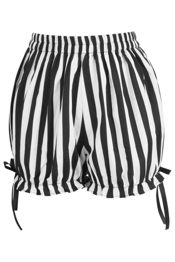White/Black Striped Bloomers - Image 3