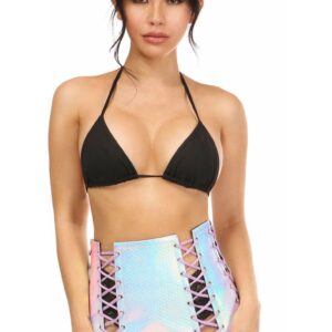 Mermaid Holo Lace-Up Skirt - Daisy Corsets