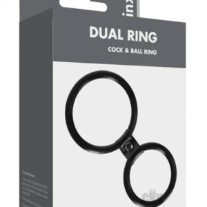 Linx Dual Ring Cock Ring Black Os