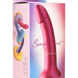 Simply Sweet Silicone Dildo 7 Pink