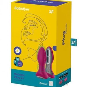 Satisfyer Rotator Plug 2 Plus Fuschia